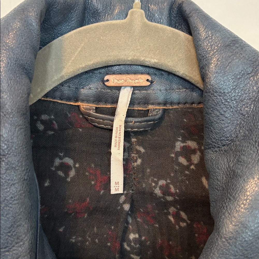 Free People Avis Leather Jacket - Picture 6 of 15
